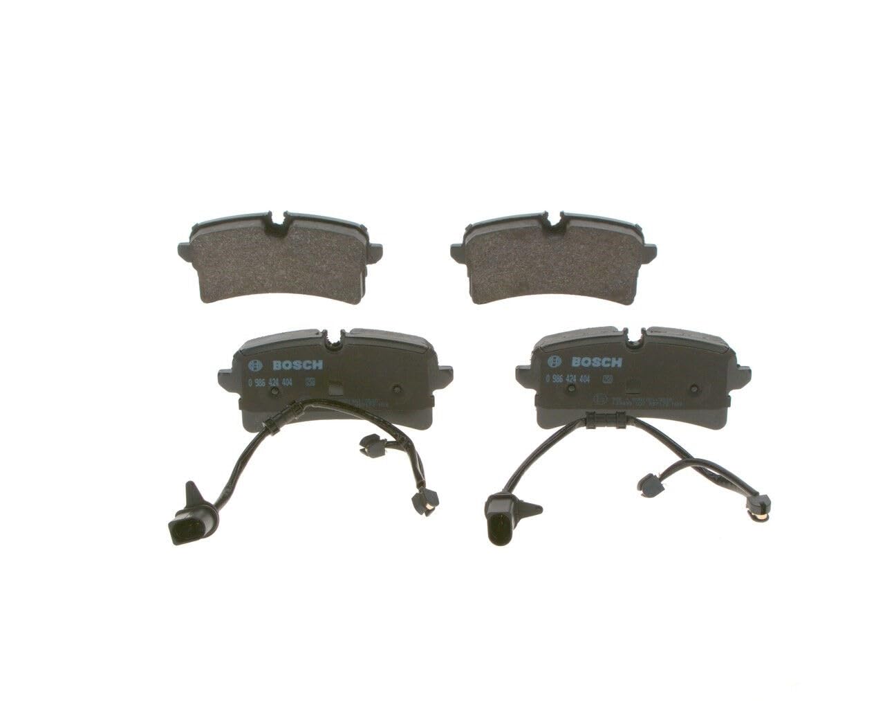 Bosch BP2273 - Pastiglie Freni Auto, Trasero - Calidad Bosch - Reducción de Ruido y Polvo - Certificación ECE-R90 - Sin Cobre - 1 Juego de 4 Pastillas