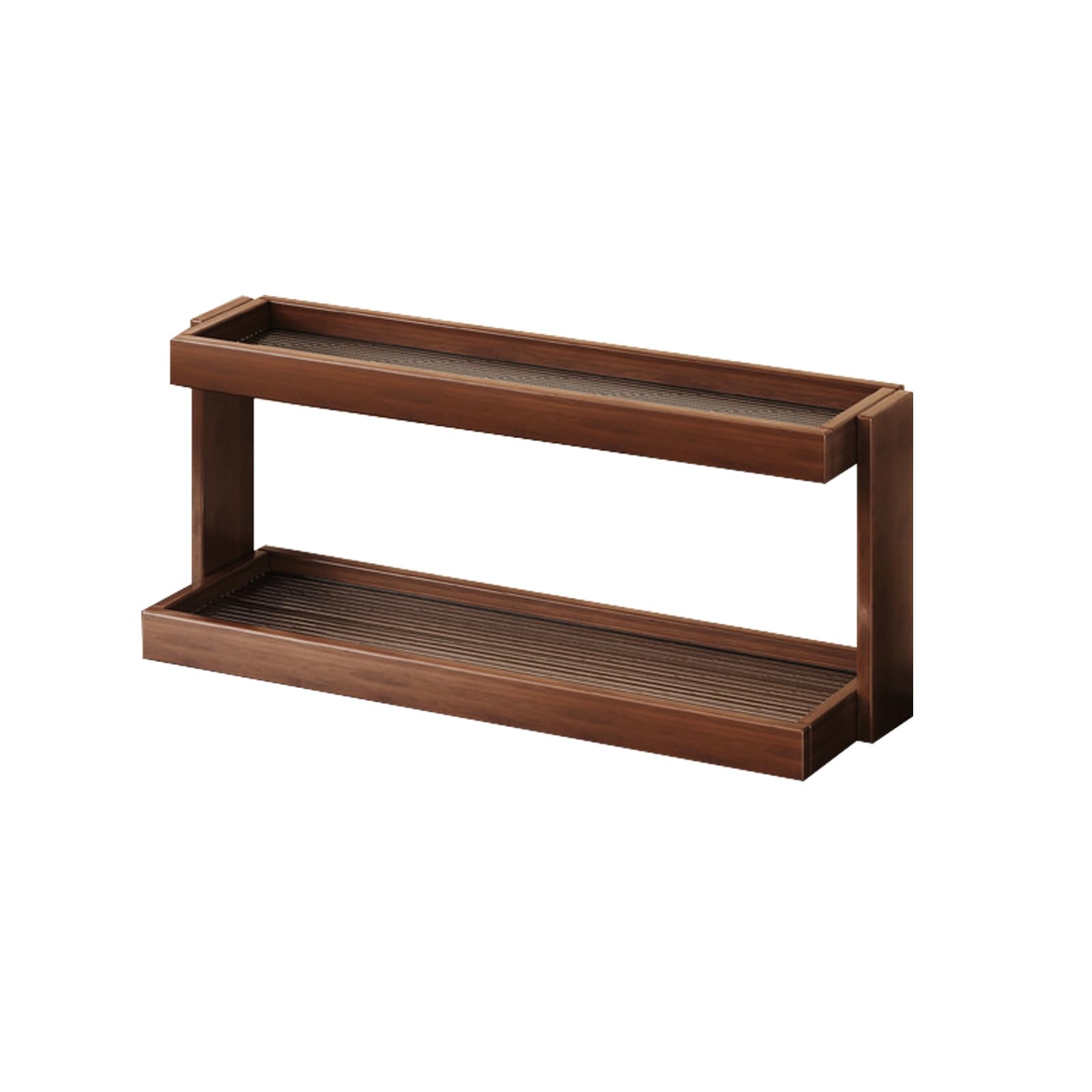 Uck-Kit 2 Tier Wooden Mug Holder Countertop, Coffee Cup Holder Coffee Mug Organizer Mug Display Mug Rack For Coffee Station Organizer Mug Shelf For Cabinet For Kitchen, Home,