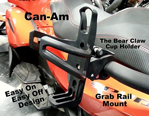 Portavasos para pasajero Can Am Spyder color negro miniatura 2