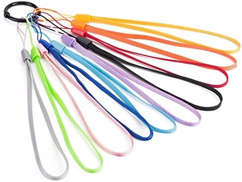 Enfain 7″ Nylon Brief Useful Wrist Lanyards Colourful Straps in Rainbow Set for USB Thumb Drives, Keys, Badges and Different Small Transportable Gadgets (20 Pack, Assorted Colours)