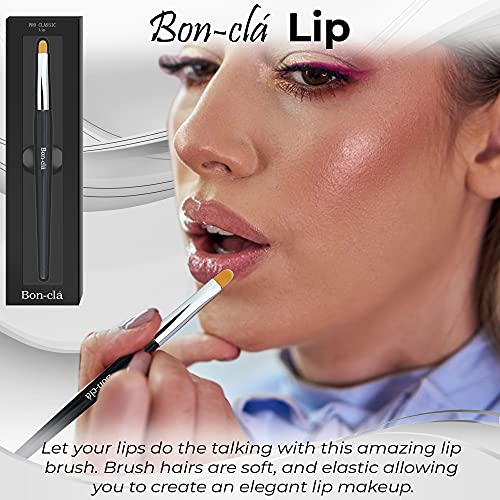 Bon-Clá Lip Brush, Lipstick Gloss Brushes, Applicators Lip Liner, Compact Lip Brush, For Achieve Flawless Lip Makeup #TOP3