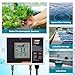 Automatic pH Controller with Dosing Pump & Dual Relay Output for pH Up and Down Dispense, Wall Mounted Aquariums pH Temperature Monitor with Data Chart Display for Hydroponic Nutrient Reservoir