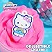 Hello Kitty SLIMYGLOOP, 8 oz. Pink Crystal Slime, Vanilla Scented with Sprinkles, Pearls Charm, Great Party Supplies, Sanrio Party Favors, Toys, Stress Relief Toy