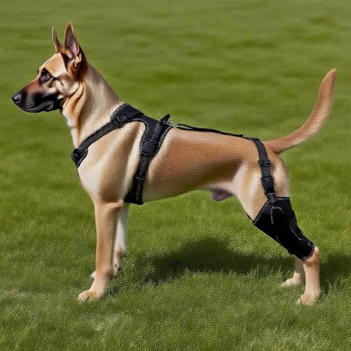 Protège-jambes de chien en polyester renforcé pour la protection de votre animal
