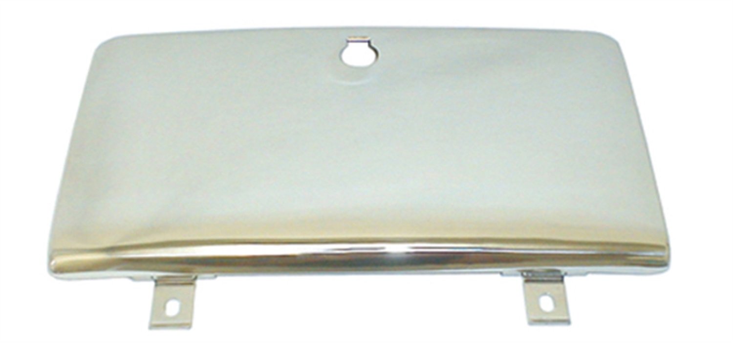 Rugged Ridge Glove Box Door for Jeep CJ | Stainless Steel, Stainless | 11125.01 | Fits 1976-1986 Jeep CJ