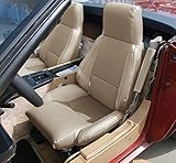 Iggee Chevy Corvette C4 Standard(Base) 1984-1993 Beige Artificial Leather Custom Made Original fit...