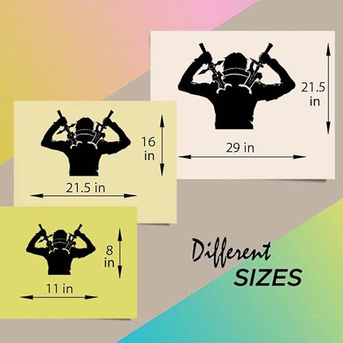 Wall Vinyl Decal Home Decor Art Sticker Anime Ninja Warrior Boy Kids Bedroom Living Room Removable Stylish Mural Unique Design 1274 #TOP1