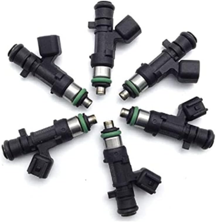 TrollingMAN 0280158028 4591986AA 812-12138 6PCS Fuel Injectors Compatible with Dodge, Chrysler Vehicles 2.7L 3.5L V6