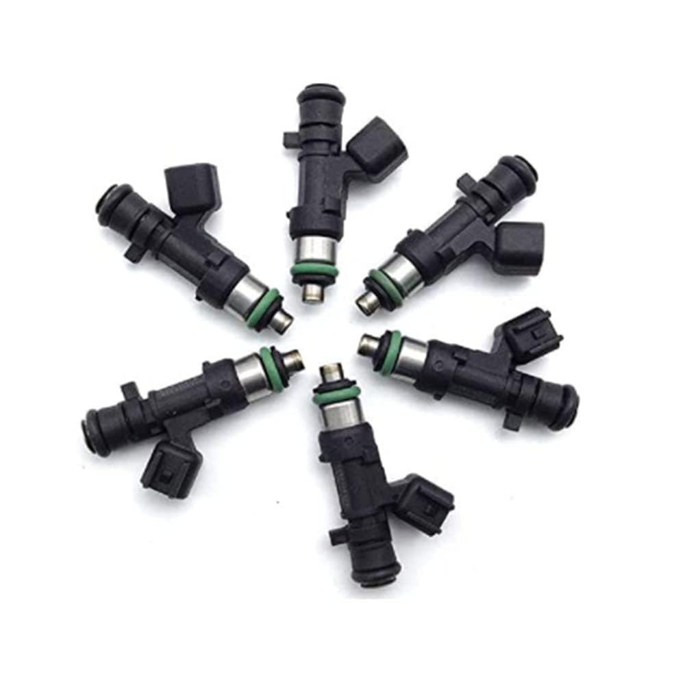 TrollingMAN 0280158028 4591986AA 812-12138 6PCS Fuel Injectors Compatible with Dodge, Chrysler Vehicles 2.7L 3.5L V6