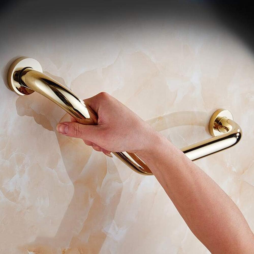 Copper Safety Handrail Child Old Man Non-Slip Handle Assist Balance Handrail Suitable for Bathroom Bathtub Anti-Slip Helps Balance