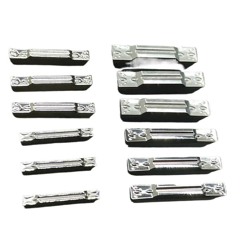 Herramientas de Torno 10pcs MGMN Carburo para Aluminio miniatura 1