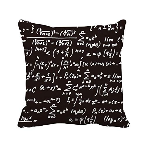 Coussin de formules mathématiques multicolore 40x40 cm pour canapé - 2