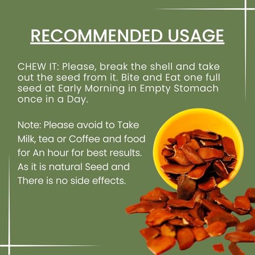 Image of Khyati Naturals Kadwa Badam | Premium Bitter Almonds | Sugar Badam Seeds for Diabetes | Sky Fruit Mahogany Seeds | Raw & Natural Superfood for Health, Cooking, Baking & Supplements (500gm)