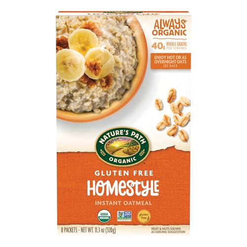 ★Nature's Path Organic Homestyle Instant Oatmeal, 11.3oz, 6 boxes