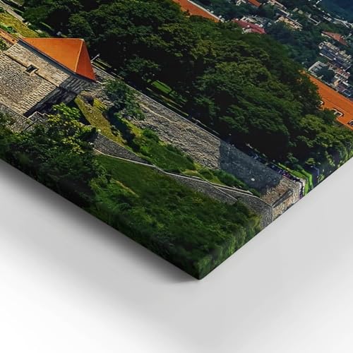 Murale d'art Château à Bratislava 60x40cm pour habiller un mur blanc vide