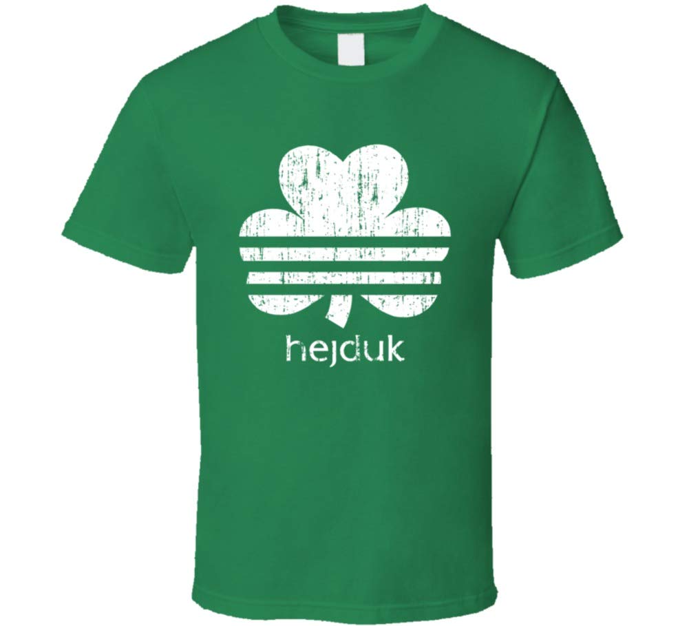 Hejduk Irish Shamrock Parody St Patrick's Day Family Reunion Distressed T Shirt