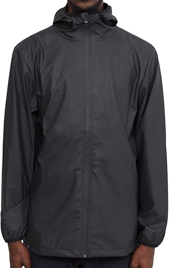 packable running rain jacket