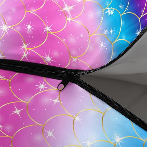 Saco de Dormir Axolotl Unicorn para Niños y Niñas – Ligero, Cálido para Clima Frío, Impermeable y Portátil con Bolsa de Compresión para Camping y Senderismo miniatura 5