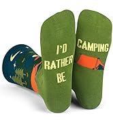 I'd Rather Be - Funny Socks For Men 
Women - Gifts For Golfing, Hunting, Camping, Hiking, Skiing...