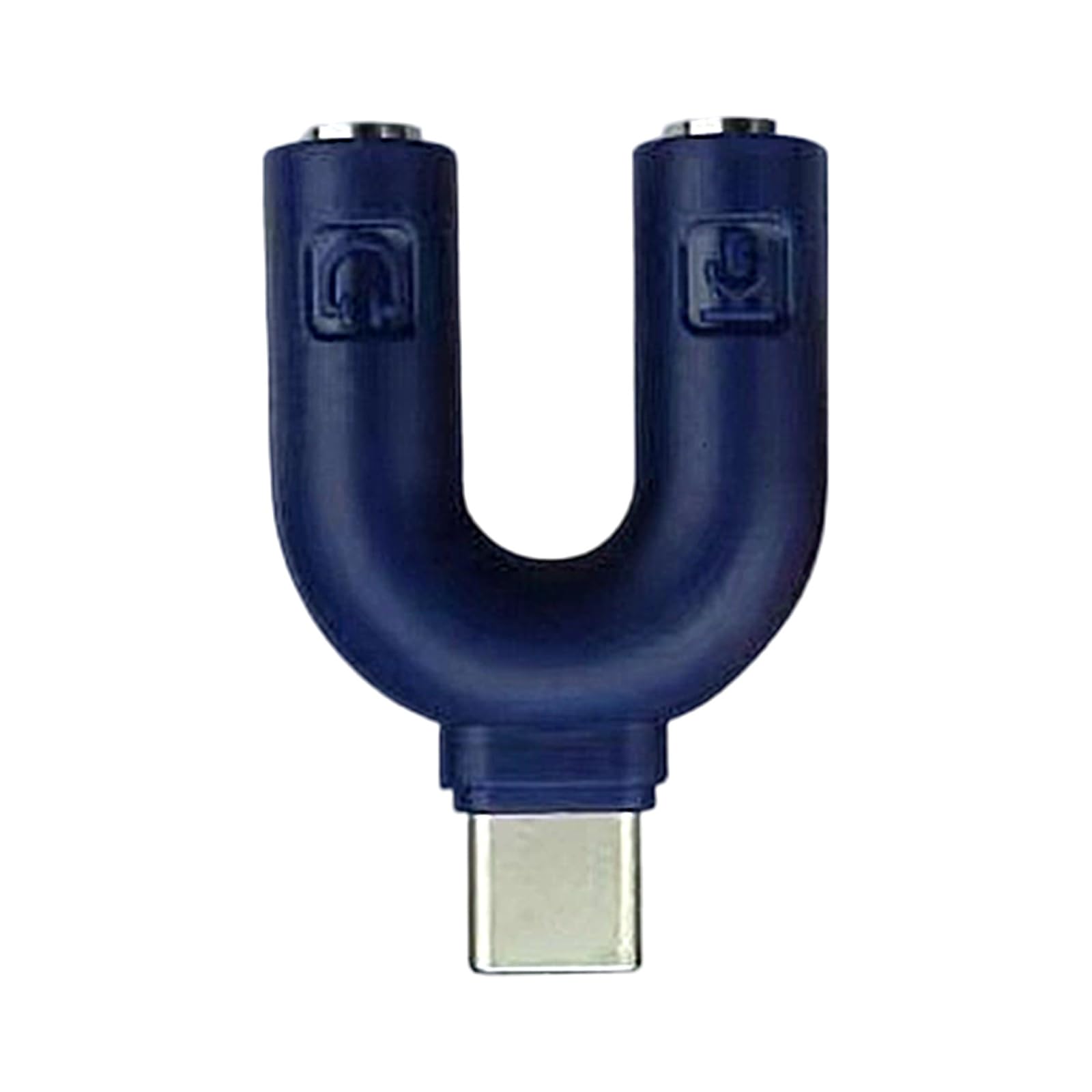 CAZSTYK USB C to Double 3.5mm Splitter Adapter Compatible for Type C Phone Devices Enables Two Way Music Sharing for Movie Night Double Music Adapter