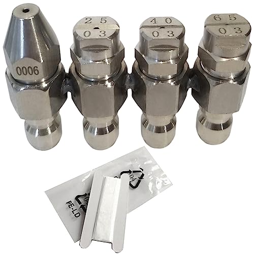 Jrod Pressure Washer Nozzle 030,J Rod Tip Pressure Washer Nozzle,4 Way Washing Tip Holder 2.5 GPM 1/4