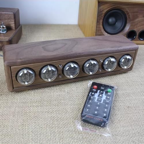 Reloj de tubo Nixie vintage de 6 bits con interfaz tipo C y fecha 3
