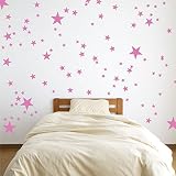 The Decal Guru Vinyl Star Wall Decal Stickers for Home Wall Decor Night Sky Removable Graphic Transf