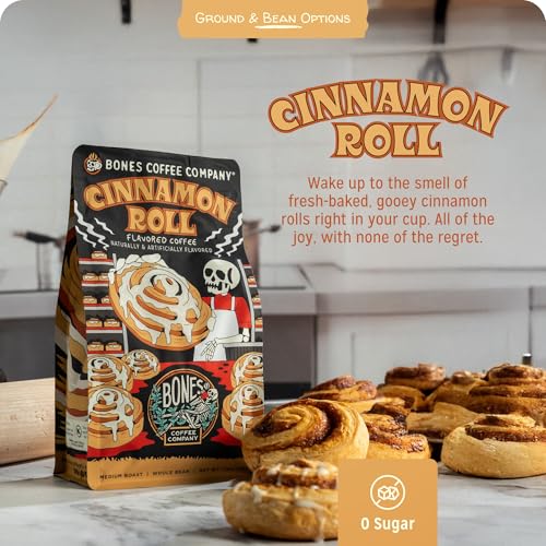 Bones Cinnamon Roll Flavored Coffee
