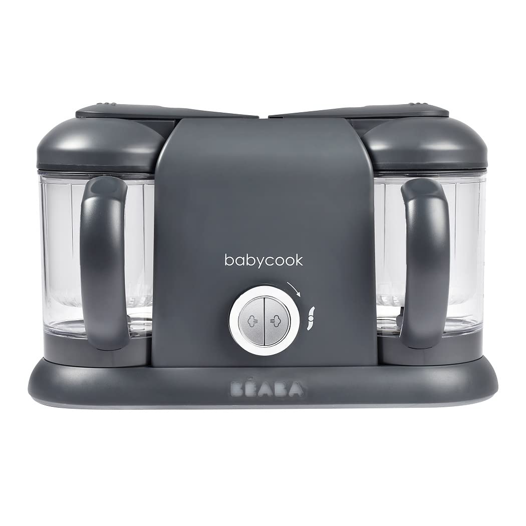 Beaba Babycook Duo 4 en 1 - Máquina de alimentos para bebés, procesador de alimentos para bebés, licuadora de alimentos para bebés, vaporizadora de alimentos para bebés, prepara alimentos frescos y