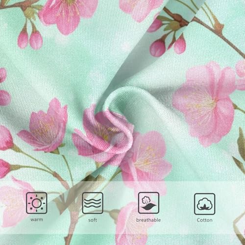 Joisal Pastel Pink Cherry Blossom Spring Little Girl Panties Toddler Underwear Floral Cotton Cartoon Undies Kids Briefs 2t3