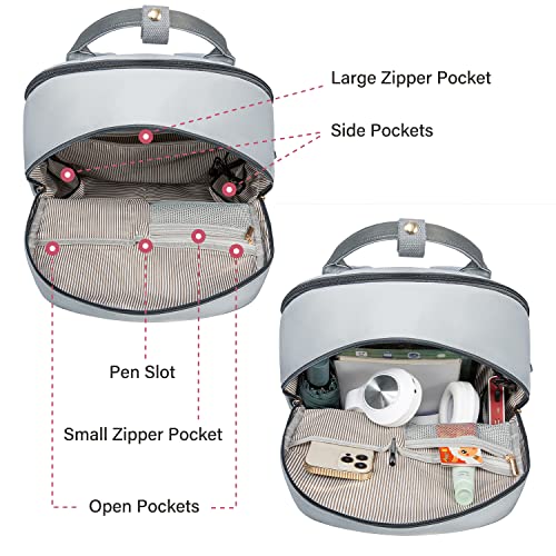 Image of LOVEVOOK Laptop Backpack for Women Men, 17.3 Inch Laptop Bag with USB Port Fashion Waterproof Backpacks Teacher Nurse Stylish Travel Bags Vintage Daypacks Bookbag for College School Work