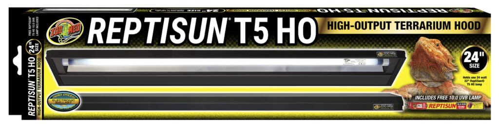 Amazon.com: Zoo Med ReptiSun T5 HO Terrarium Hood with 10.0 Bulb