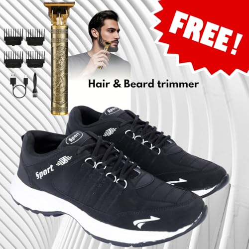 Image of Snatch Men's Sports Running Shoes | Lightweight & Comfortable Sneakers for Gym, Training, Walking & Casual Wear