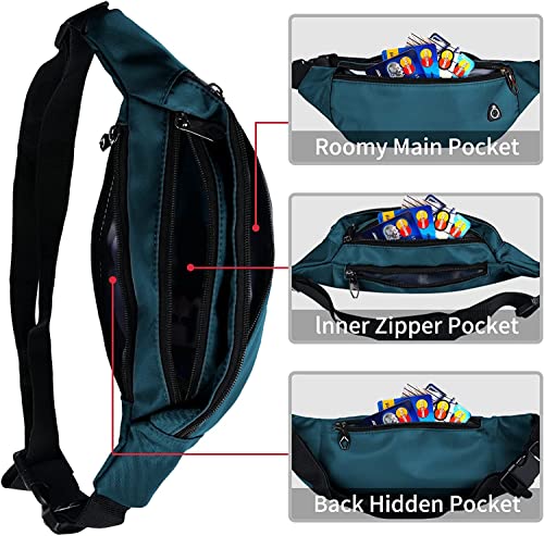 Image of ZOORON Fanny Pack Waist Bag Travel Pocket Chest Shoulder Bag Running Belt