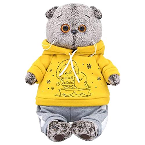 Amazon.co.jp: Vulf Ks19-097 BUDI BASA Basik Yellow Sweat Cat Plush