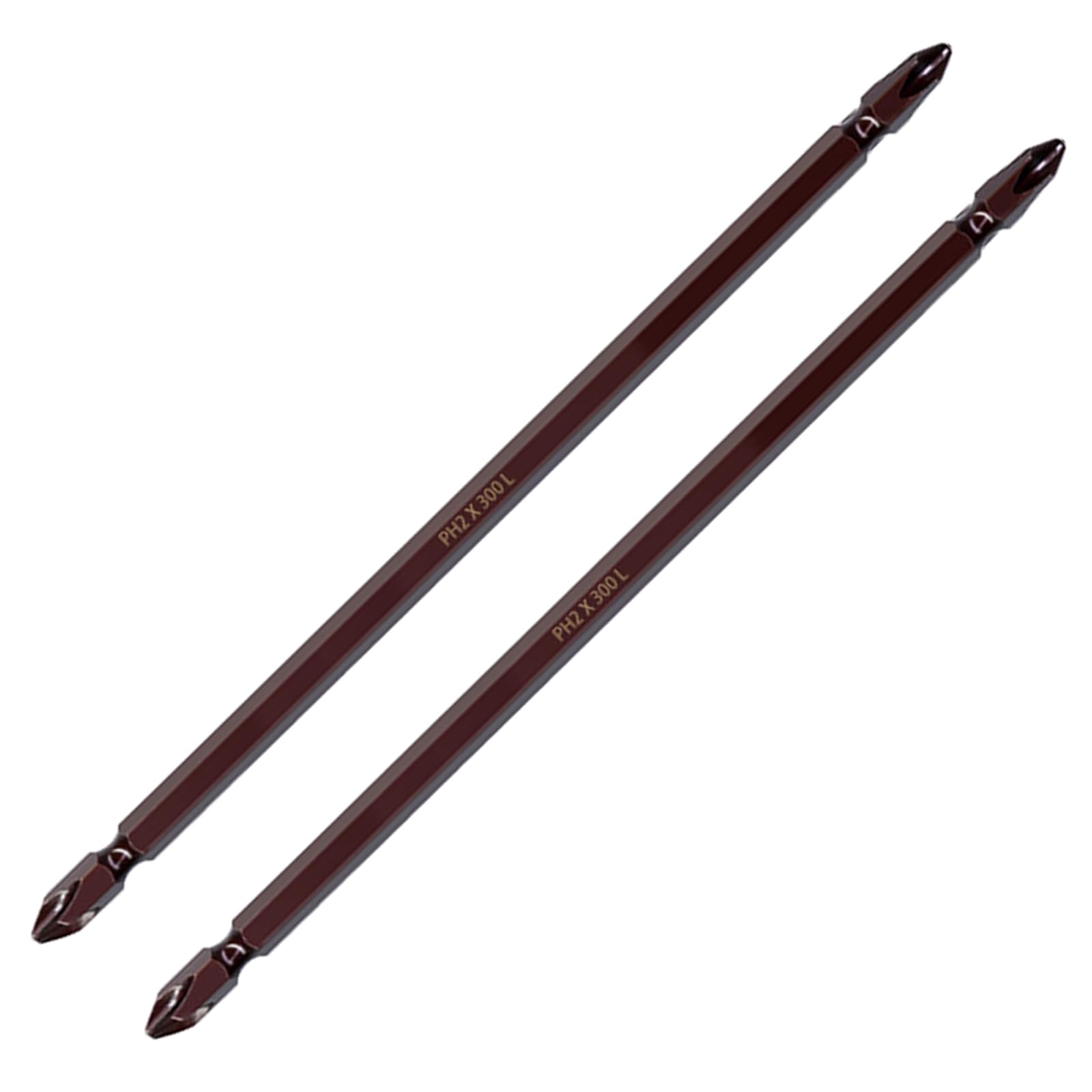 Tsophreniq 300Mm Ph2 Electric Screwdriver Bit Alloy Steel 65Mm / 100Mm / 150Mm / 200Mm / 250Mm / Double Head Crosses Electric Screwdriver Tool Crosses Head Drill Bit
