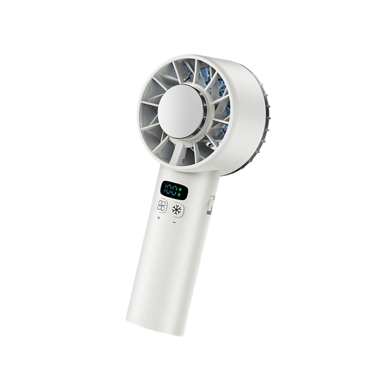 Maxtonser Multifuntional Digital Display Fan Efficient Cooling Fan 5200mAh Quiet Powerful Fan Texture for Outdoor Travel