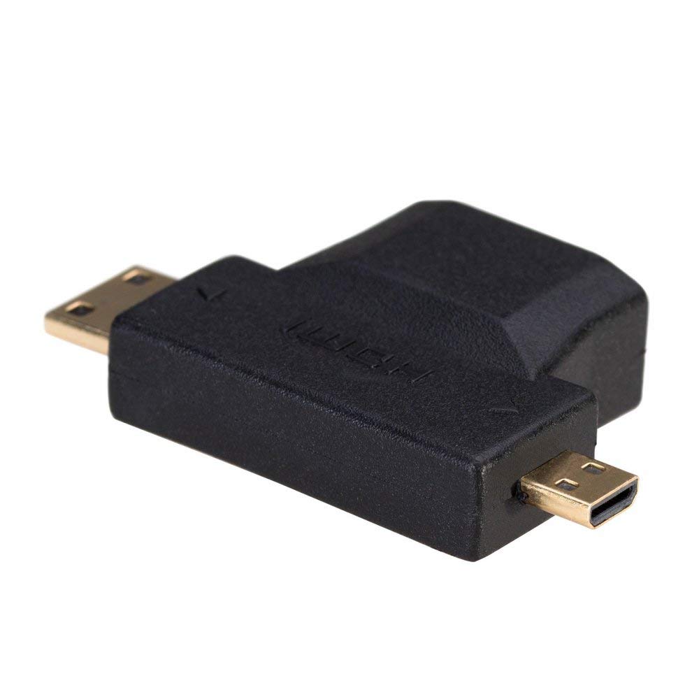 Akyga AK-AD-23 Adapter Mini/Micro HDMI, Czarny