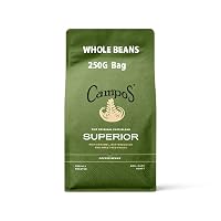 Campos Coffee 250G OR 500G (Your Choice) Whole Bean OR Ground Espresso Home (All Flavors) Dark Roast Premium Australian Coffee Beans For Any Brewer 1 Bag