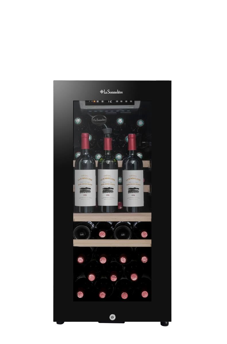 LA SOMMELIERE Cave de mise à température LS38BLACK 38 Bouteilles