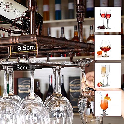 Support pour verres à pied suspendu pour libérer vos plans de travail - 3