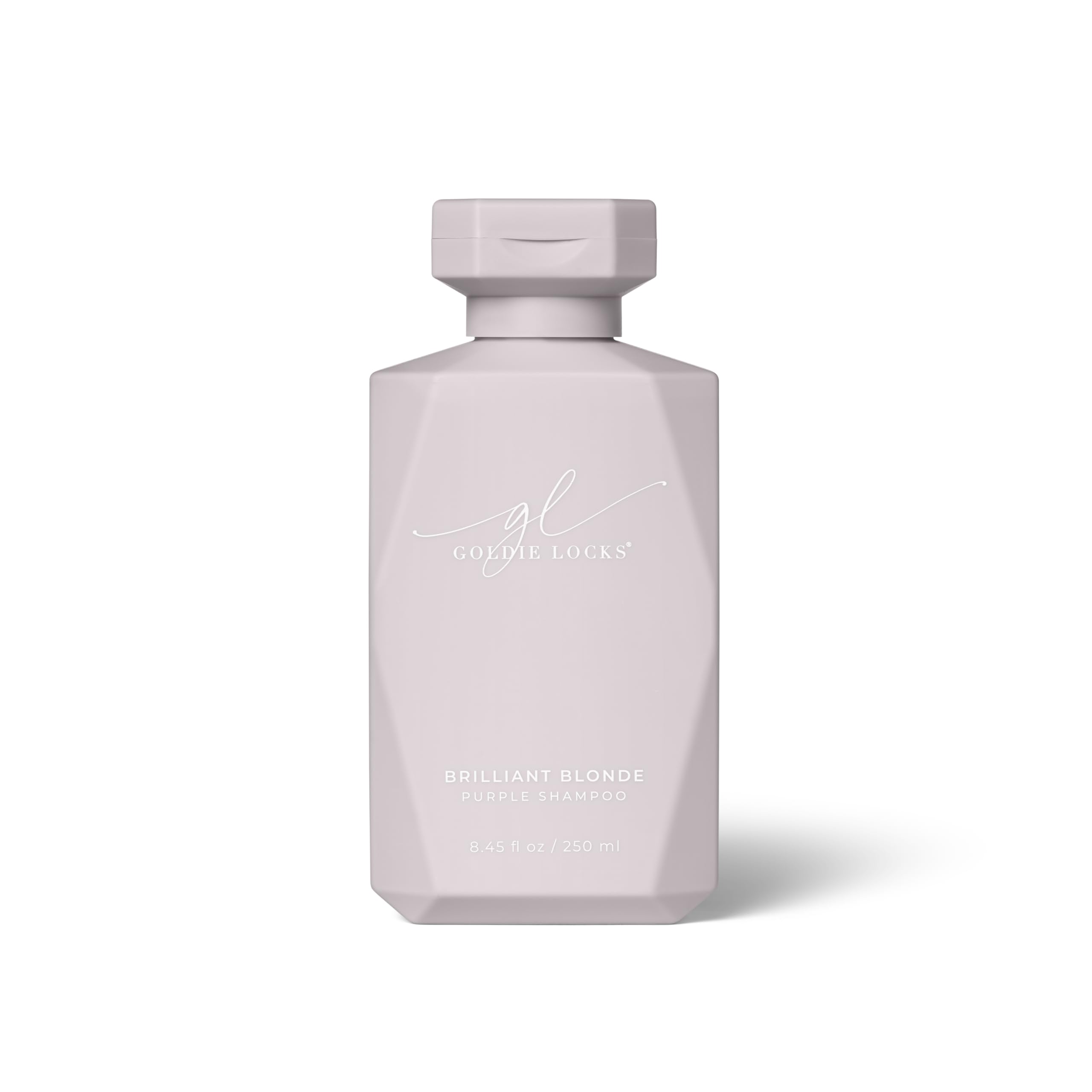 Brilliant Blonde Purple Shampoo - Brightens & Tones Blonde, Grey & Lightened Hair - Neutralizes Brass - Sulfate-Free - Safe for Extensions & Color-Treated Hair - Protein-Free - 8.45 fl oz