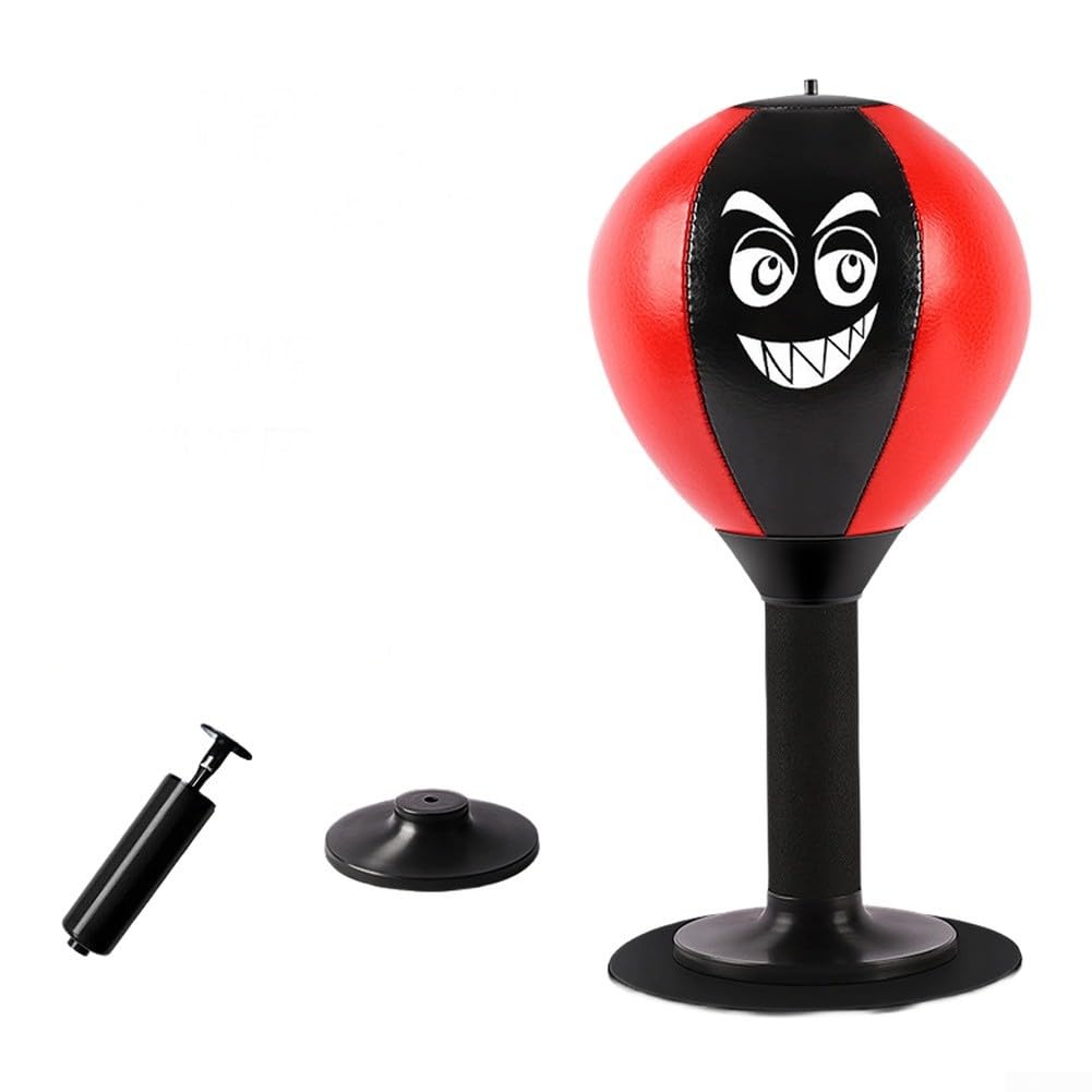 Palla da boxe in pelle PU per ufficio antistress da scrivania