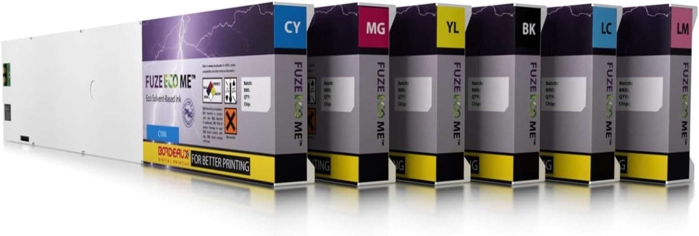 Visualformix Bordeaux Fuze ME Ink Cartridge for Mimaki CJV30, JV33 Printers, 440ml (Magenta)