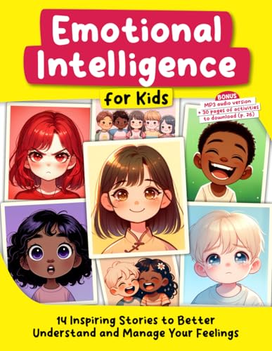 Independently Published Mindjoy Emotional Intelligence For Kids: 14 Inspiring Stories To Better Understand And Manage Your Feelings  cover