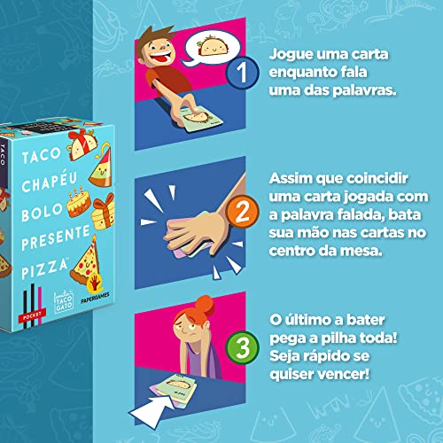 Taco Chapéu Bolo Presente Pizza (Família Taco Gato) (PaperGames), PPG-J060