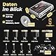 SilexTools Profi Diamant Fliesenbohrer Set - 11teilig [6|8|10|14|25|30|40|50|68mm] mit Bohrkronen, Schleifscheibe und Positionierhilfe, Diamantbohrer für Fliesen Granit Naturstein Feinsteinzeug