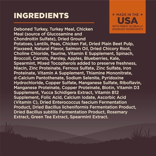 Wellness CORE Natural Dry Grain Free Small Breed Dog Food, Turkey & Chicken, 4-Pound Bag 4