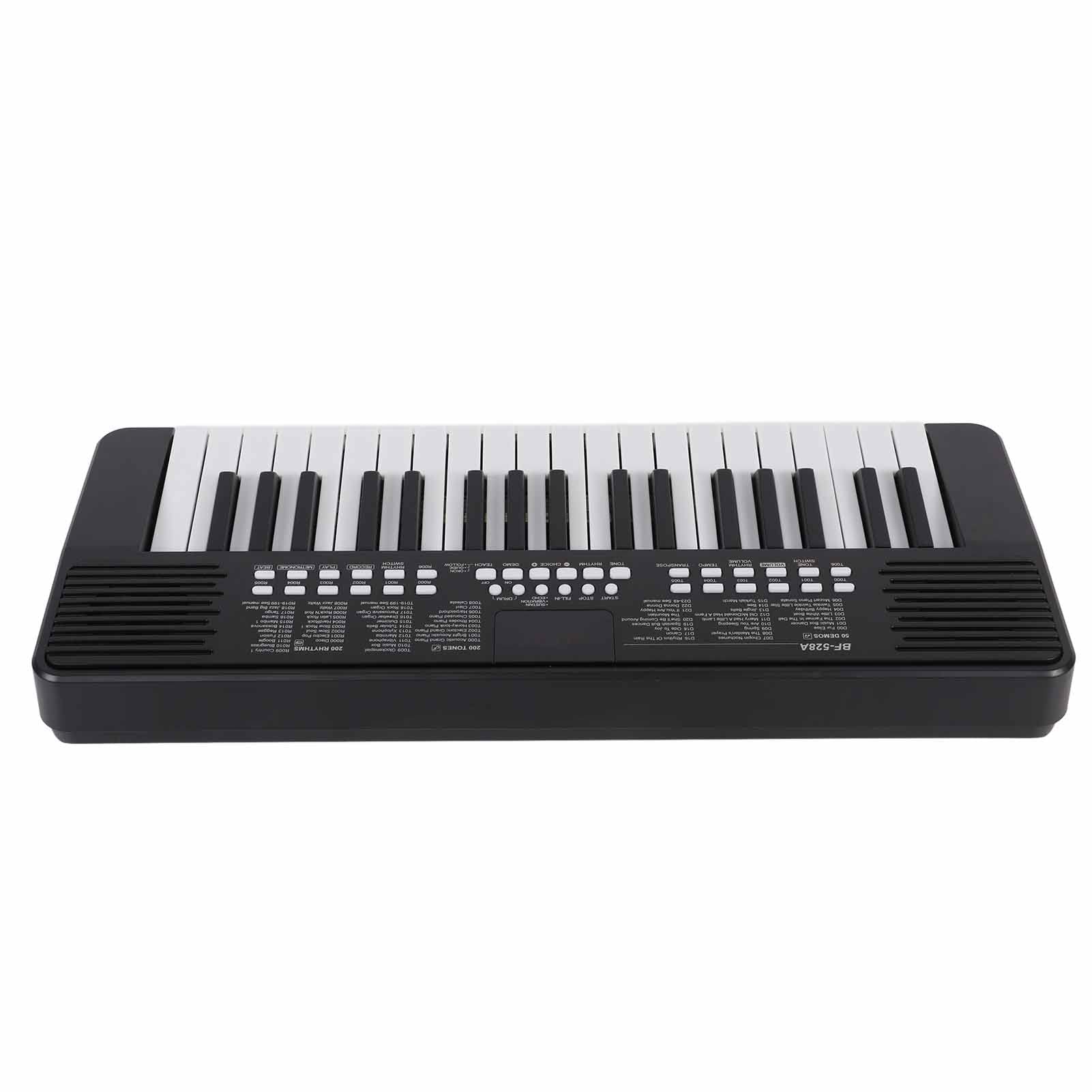 Tastiera Elettronica Portatile Tastiera per Pianoforte Elettronica Ricaricabile a 37 Tasti, Ricaricabile, Funzione Educativa, Interfaccia Multifunzione, Portatile