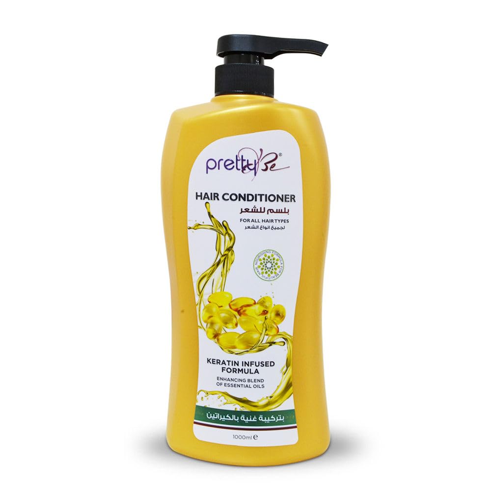 Keratin Infused Extract Conditioner, Enhancing Blended of Essential Oils, 1000ML